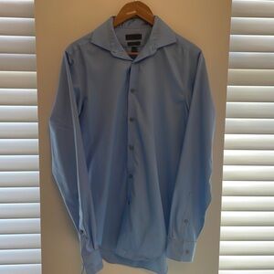 CALVIN KLEIN SLIM FIT INFINITE NON IRON BARELY WORN 15 34/35 STRETCH COLLAR